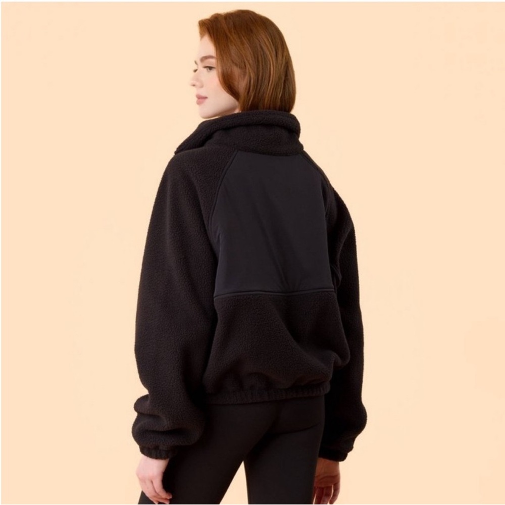 NWT Women’s Black Fleece Jacket - Blogilates - Picture 3 of 7